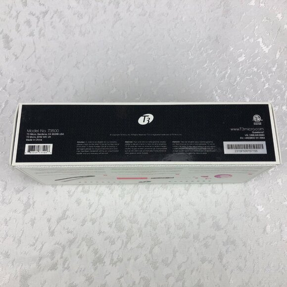 T3 SinglePass White & Black Flat Iron for World-Class Hair New in Box Never Used - Picture 8 of 12